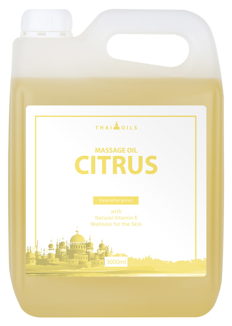 Професійна масажна олія «Citrus» 3000 ml, бобі, фото 1