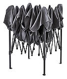 Павільйон 2,7м сірий Складаний каркас , Вологовідштовхуючий, buuba, фото 2