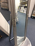 Підлогове велике дзеркало з ніжкою 160 см срібло, buuba, фото 3