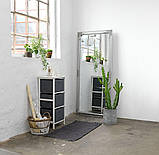 Велике дзеркало настінне з рамкою 162 см срібло, buuba, фото 2