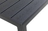 Комплект садовой мебелі (4 крісла та стол 140 см) чорний, buuba, фото 4