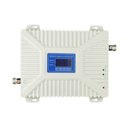 GSM Репітер 900/1800/2600 МГц підсилювач мобільного голосового зв'язку та інтернету Aspor, фото 1