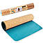 Килимок (каремат) для йоги Spokey Savasana 926522 (original) корковий, спортивний килимок, мат, фото 2