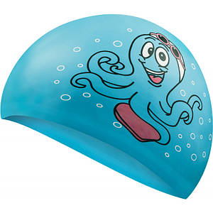 Шапочка для плавання дитяча Aqua Speed Kiddie Octopus 7216 (original) для басейну, силікон