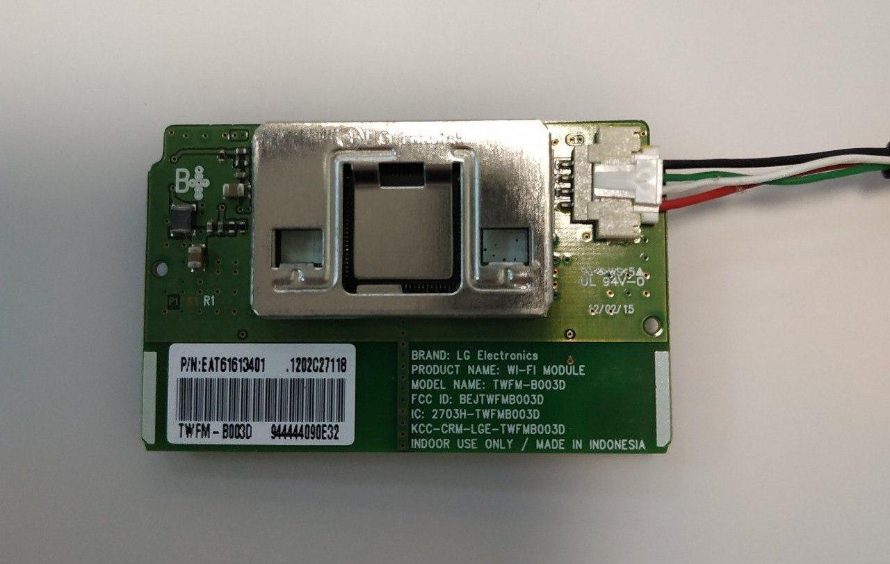 Wi-Fi модуль TWFM-B003D, EAT61613401 для телевізора LG 32LM660T 42LM640T 55LM860V, фото 1