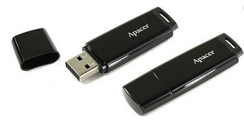 Флеш-пам`ять 32GB "Apacer" AH336 USB2.0 black №5580