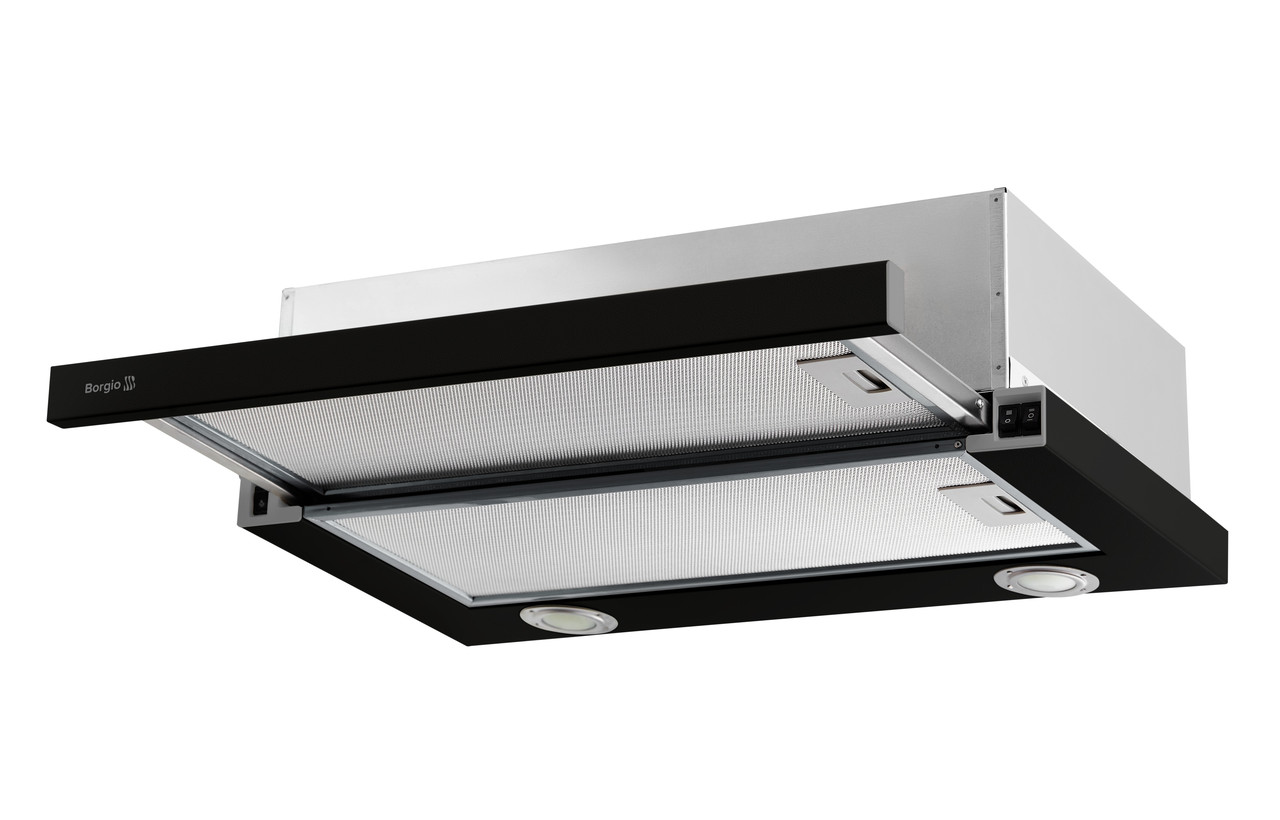 Кухонна витяжка вбудована BORGIO BLT(TR) 50 black