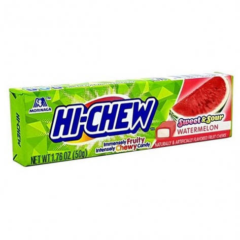 Жувальна цукерка Hi-chew, кавун, 50 г, фото 2