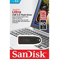 Флеш-пам`ять 16GB "SanDisk Ultra" USB3.0 black №2135