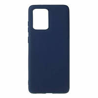 Чехол Soft Touch для Samsung Galaxy Note 10 Lite (N770) силикон бампер темно-синий
