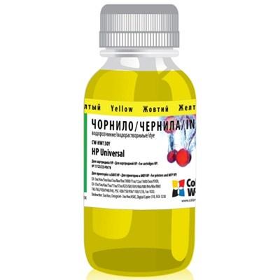Водорозчинне чорнило ColorWay CW-HW130Y Yellow (100 ml) (CW-HW130Y01)