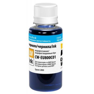 Чорнило підвищеної світлостійкості ColorWay CW-EU800C Cyan (100 ml) (CW-EU800C01)