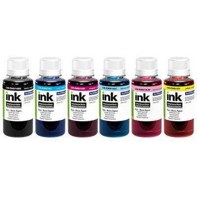 Водорозчинне чорнило ColorWay CW-EW810SET C/M/Y/BK/LC/LM (6x100 ml) (CW-EW810SET01)