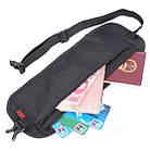 Сумка-кошелек поясная Naturehike Travel Waist Bag NH15Y005-B Black, фото 4