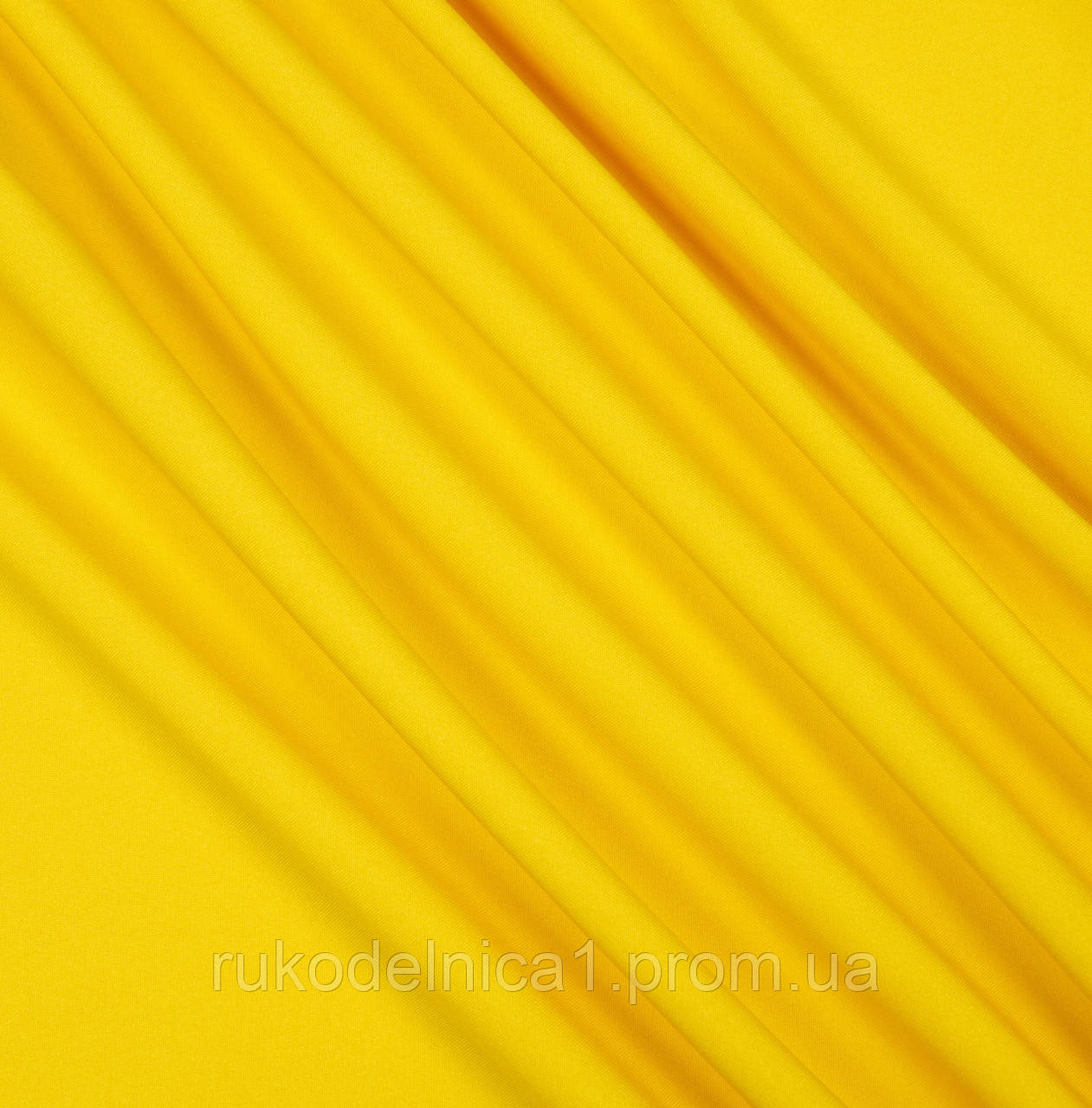 Ткань габардин жёлтый , цвет флага Украины ,на метраж - фото 1 - id-p1132188579