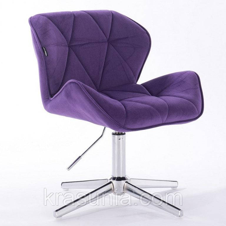 Стільчик клієнта Paris velor cross