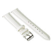 Ремінець для годинника ZIZ (кокосово-білий, срібло)