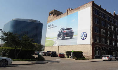 Брандмауер реклама замовити друк