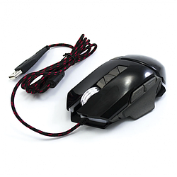 Ігрова комп'ютерна дротова мишка USB Jedel GM770 з підсвіткою Чорний