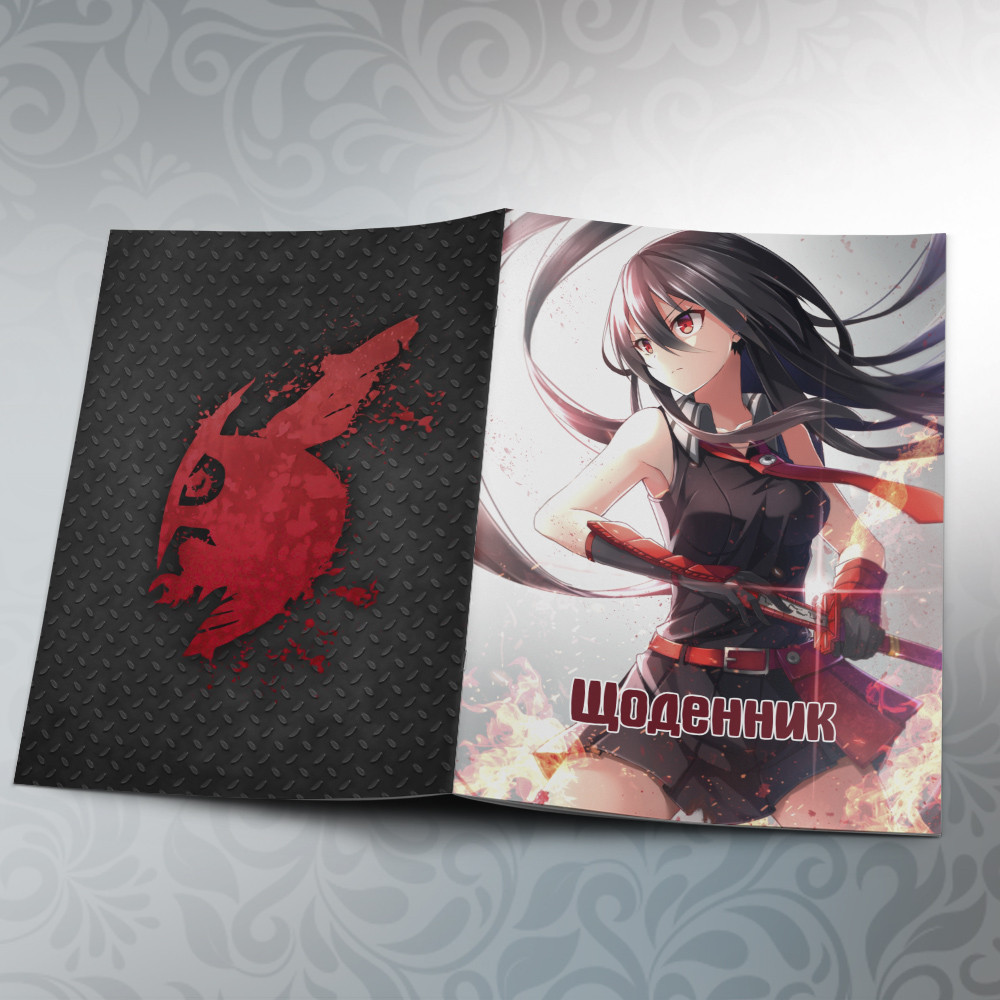 Щоденник шкільний м'який обкладинка Akame ga Kill 6