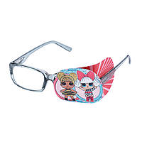 Окклюдер тканевый на очки с рисунком "Куколка ЛОЛ"