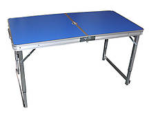 Стіл складний алюмінієвий 120*60*69 №9003