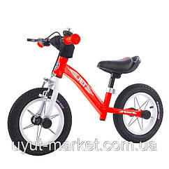 Біговел дитячий 12" від 2-5 років BALANCE TILLY Jet T-212523 червоний на підшипниках