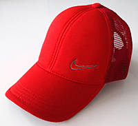 Кепка подростковая Nike сетка (55-56 см) красная