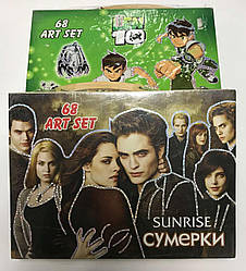 Набір для дитячої творчості (68 предметів) портфель-дерево