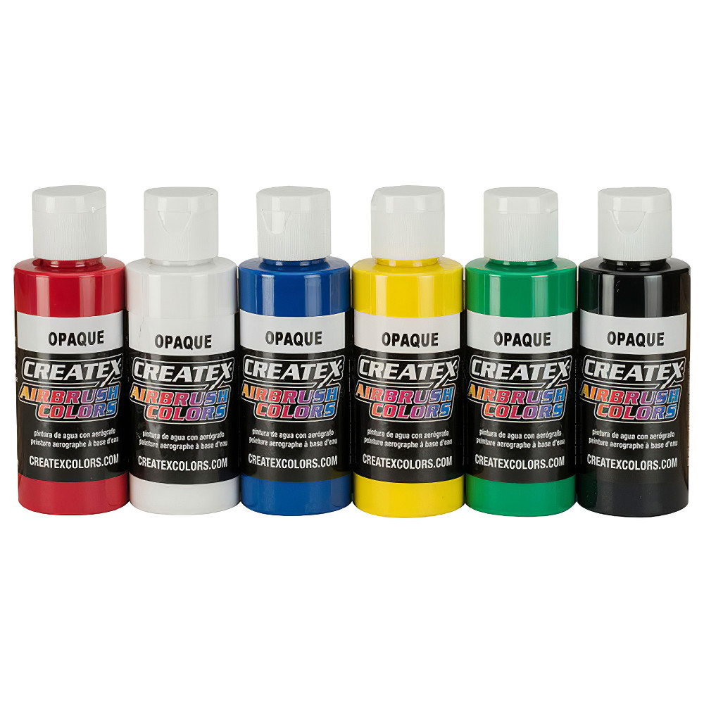 Набір непрозорих фарб 6 шт по 60 мл Createx Colors 5803