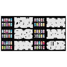 Набір трафаретів 20 шт. для nail art №6 Uairbrush 101-120, фото 3