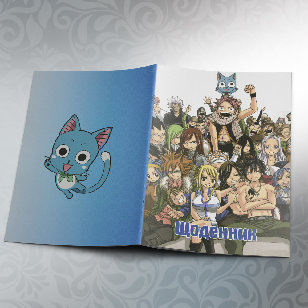 Щоденник шкільний м'яка обкладинка Fairy Tail