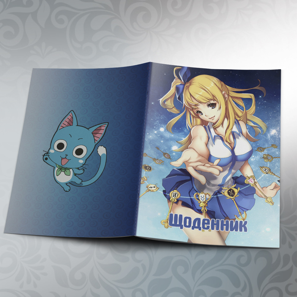 Щоденник шкільний м'який обкладинка Fairy Tail 17