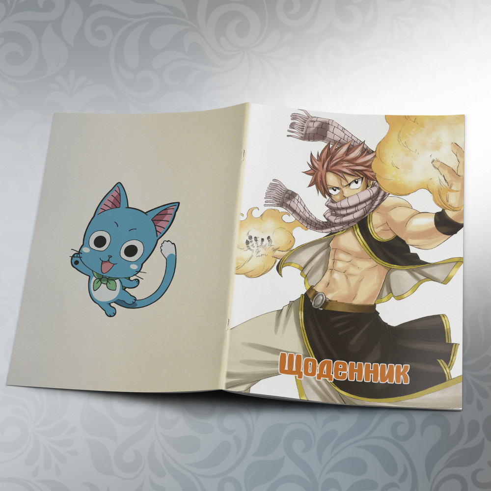 Щоденник шкільний м'яка обкладинка Fairy Tail 40, фото 1