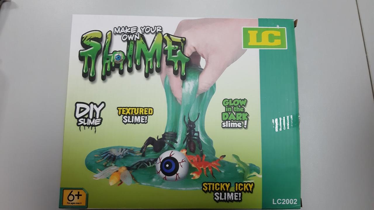 Набор для изготовления слайма Slime с глазом и насекомыми - фото 1 - id-p1197003426