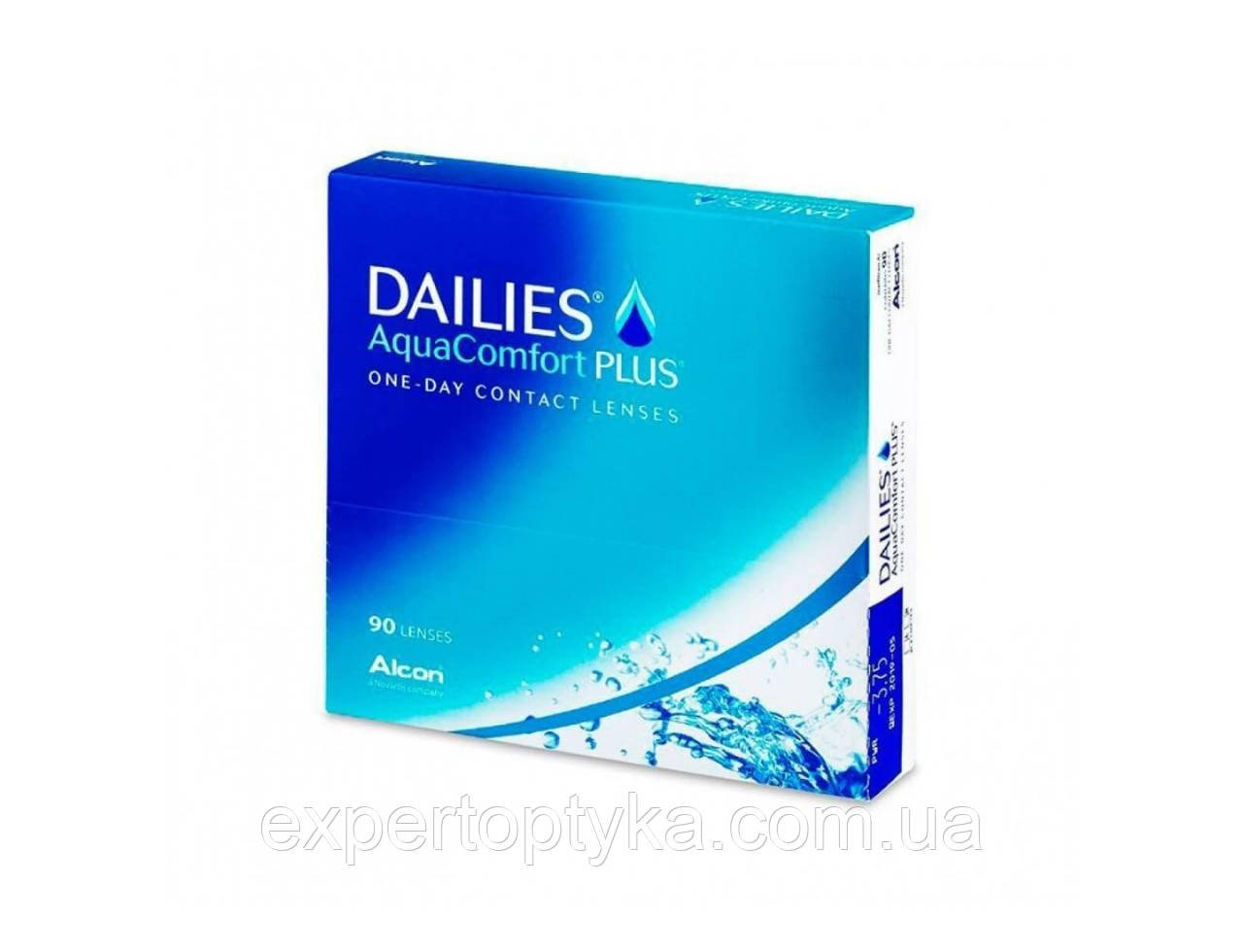 Контактні лінзи "Alcon" Dailies AquaComfort Plus (90 шт.)
