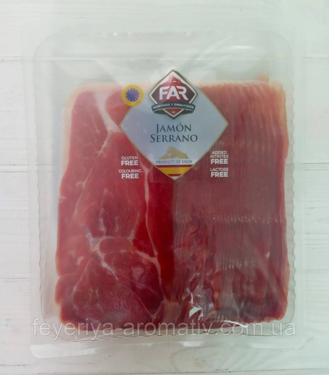 Хамон нарізка Jamon Serrano FAR 500g (Іспанія)