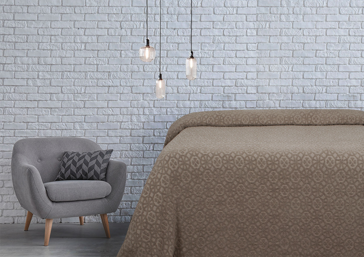 Простирадло махрове Lotus - Deco мокко 200*220