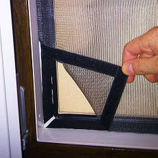 Якісна москітна сітка для вікон і дверей, ширина 90 см, фото 2