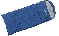 Terra Incognita Спальник "Asleep 200 WIDE" (L) (темно-синий) - расширенное Одеяло с капюшоном для походов.