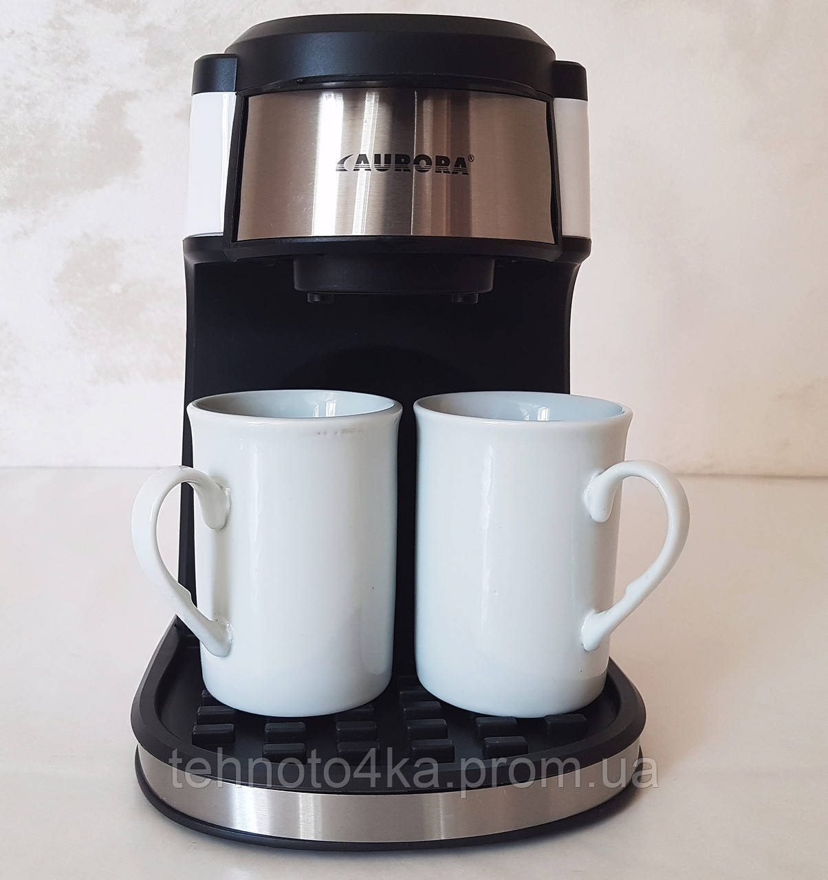 Кофеварка на две чашки 450 Вт Aurora AU-3140