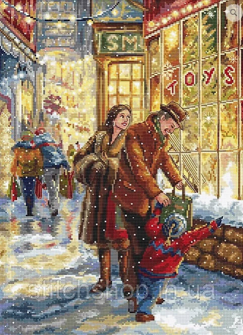 Набір для вишивання нитками LETISTITCH Christmas expectation (LETI 943)
