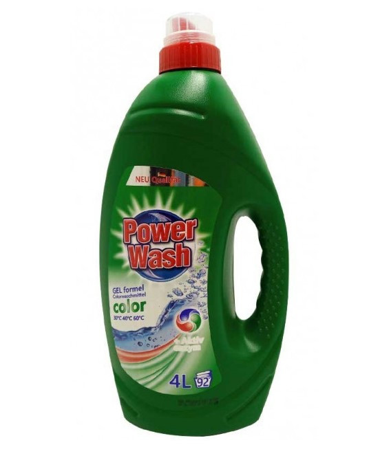 Гель для прання кольорової білизни Power Wash Color 4 л (92 ст)