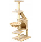 Кігтеточка будиночок для кішок 1607 бежева Польща, фото 3