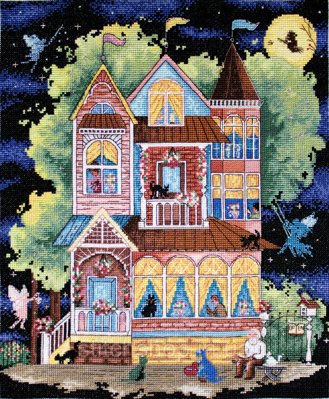 Набір для вишивання нитками LETISTITCH Fairy tale house (LETI 937), фото 1
