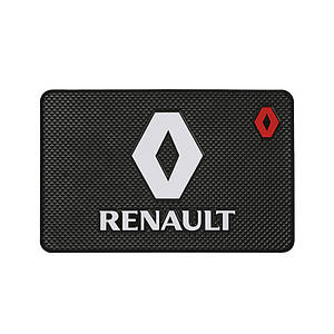 Антиковзний килимок у машину на торпеду Renault