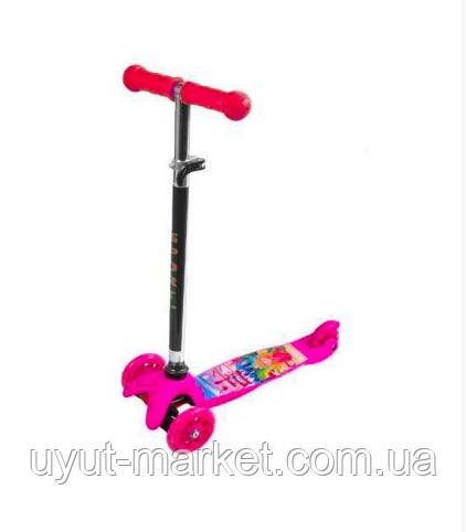 Дитячий триколісний самокат, BT-KS-0162 з малюнками, фото 1