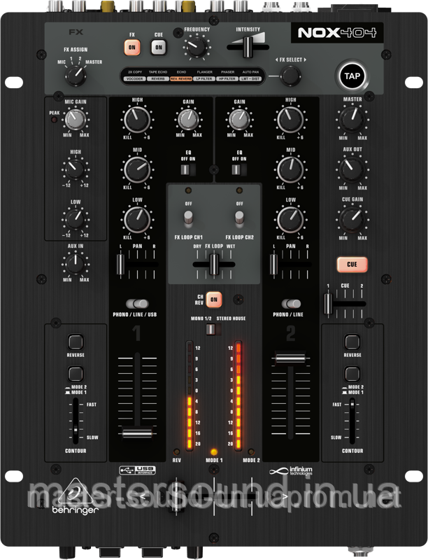 DJ мікшер Behringer PRO MIXER NOX404