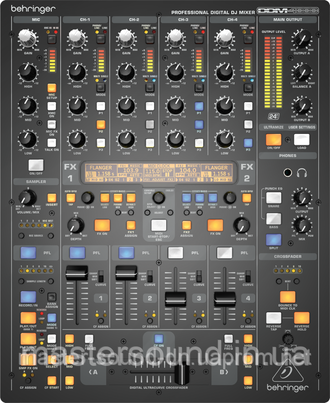 Dj-мікшер Behringer DDM4000