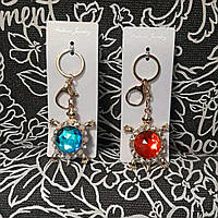 Брелок на ключі черепаха зі стразами